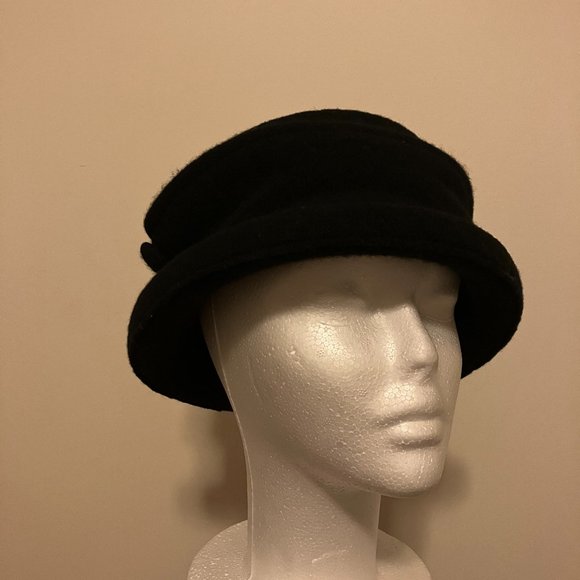 Scala Packable Wool Cloche Hat - Picture 1 of 9